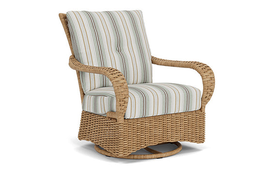 Lloyd Flanders - Magnolia Swivel Glider Lounge Chair In Sandcastle Finish With Jansen Eucalyptus Fabric - 3310911412061 view 1