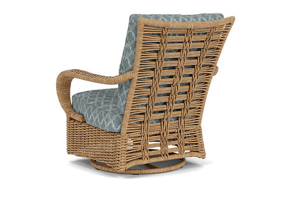 Lloyd Flanders - Magnolia Swivel Glider Lounge Chair In Sandcastle Finish With Luna Mist Fabric - 3310911412070 view 2