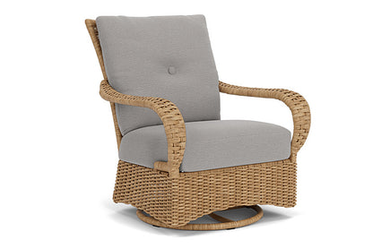 Lloyd Flanders - Magnolia Swivel Glider Lounge Chair In Sandcastle Finish With Remy Shadow Fabric - 3310911412004 view 1