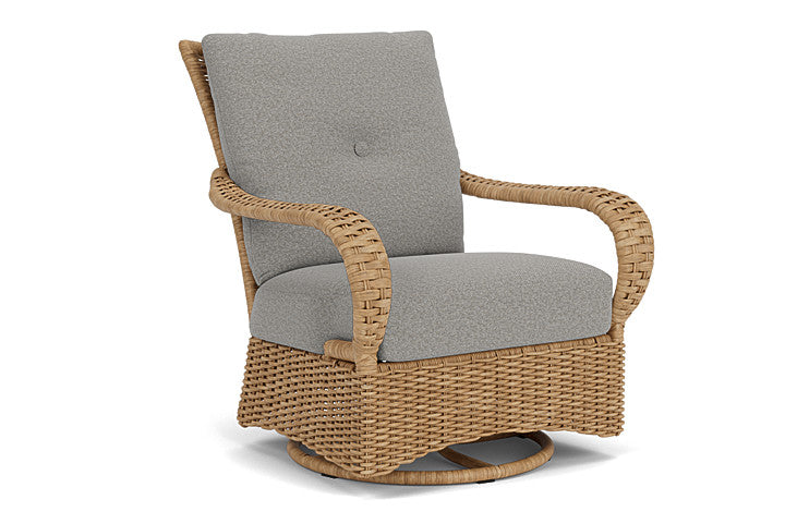 Lloyd Flanders - Magnolia Swivel Glider Lounge Chair In Sandcastle Finish With Rumba Nickel Fabric - 3310911412011 view 1