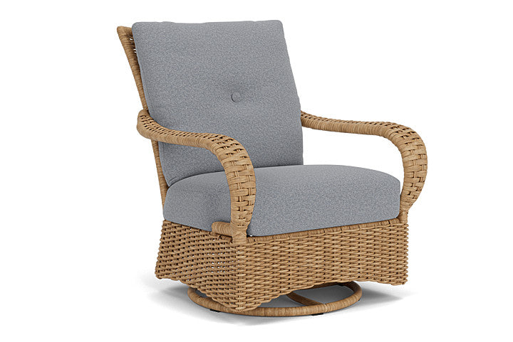 Lloyd Flanders - Magnolia Swivel Glider Lounge Chair In Sandcastle Finish With Rumba Stonewashed Fabric - 3310911412006 view 1