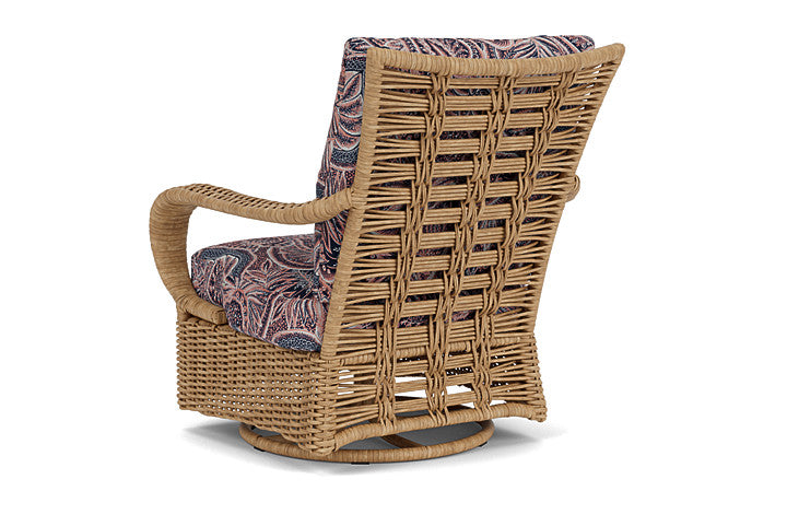Lloyd Flanders - Magnolia Swivel Glider Lounge Chair In Sandcastle Finish With Sensiblity Splendor Fabric - 3310911412082 view 2