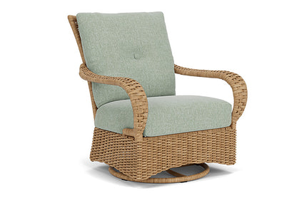 Lloyd Flanders - Magnolia Swivel Glider Lounge Chair In Sandcastle Finish With Serene Spa Fabric - 3310911412031 view 1