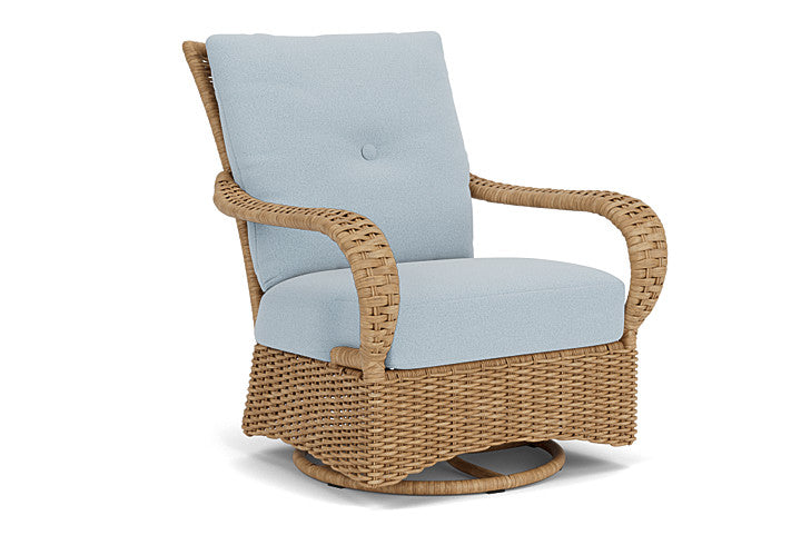 Lloyd Flanders - Magnolia Swivel Glider Lounge Chair In Sandcastle Finish With Unearth Dew Fabric - 3310911412084 view 1