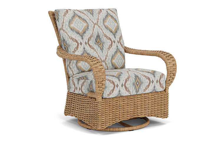 Lloyd Flanders - Magnolia Swivel Glider Lounge Chair In Sandcastle Finish With Yoko Mist Fabric - 331091141727 view 1