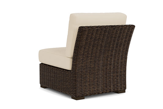Lloyd Flanders - Mesa Armless Sectional In Pecan Finish With Callen Pearl Fabric - 2980530862021 view 2