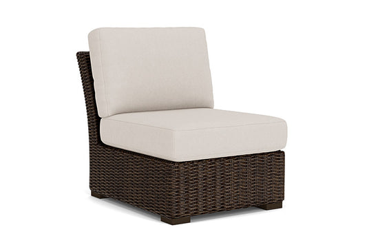 Lloyd Flanders - Mesa Armless Sectional In Pecan Finish With Canvas Canvas Fabric - 298053086319 view 1