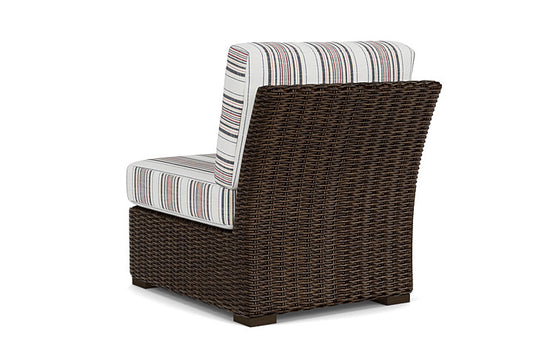 Lloyd Flanders - Mesa Armless Sectional In Pecan Finish With Deering Cadet Fabric - 2980530862047 view 2