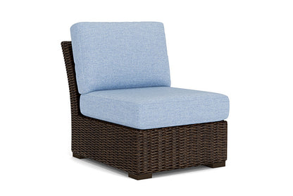Lloyd Flanders - Mesa Armless Sectional In Pecan Finish With Demo Skyway Fabric - 298053086065 view 1