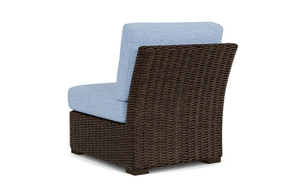Lloyd Flanders - Mesa Armless Sectional In Pecan Finish With Demo Skyway Fabric - 298053086065 view 2