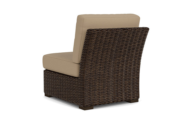 Lloyd Flanders - Mesa Armless Sectional In Pecan Finish With Fife Sahara Fabric - 298053086742 view 2