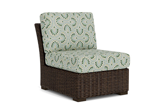 Lloyd Flanders - Mesa Armless Sectional In Pecan Finish With Plume Spring Fabric - 2980530862085 view 1