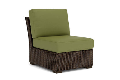 Lloyd Flanders - Mesa Armless Sectional In Pecan Finish With Reflections Grass Fabric - 2980530862051 view 1