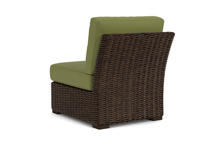 Lloyd Flanders - Mesa Armless Sectional In Pecan Finish With Reflections Grass Fabric - 2980530862051 view 2