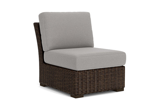 Lloyd Flanders - Mesa Armless Sectional In Pecan Finish With Remy Shadow Fabric - 2980530862004 view 1