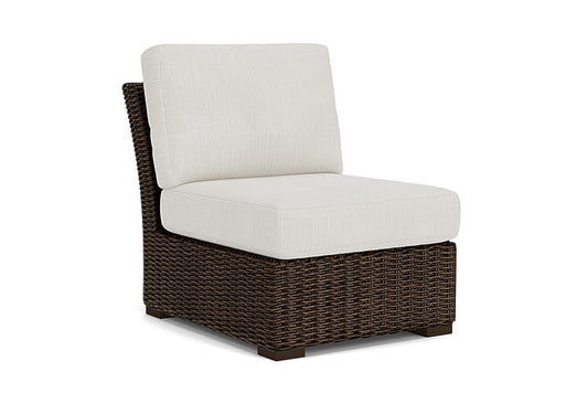 Lloyd Flanders - Mesa Armless Sectional In Pecan Finish With Rollo Linen Fabric - 2980530862020 view 1