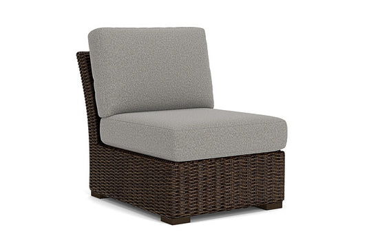 Lloyd Flanders - Mesa Armless Sectional In Pecan Finish With Rumba Nickel Fabric - 2980530862011 view 1