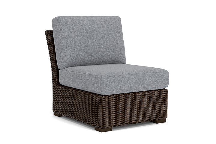 Lloyd Flanders - Mesa Armless Sectional In Pecan Finish With Rumba Stonewashed Fabric - 2980530862006 view 1