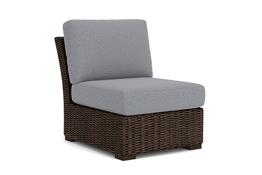 Lloyd Flanders - Mesa Armless Sectional In Pecan Finish With Rumba Stonewashed Fabric - 2980530862006 view 1