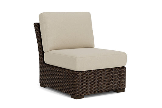 Lloyd Flanders - Mesa Armless Sectional In Pecan Finish With Rumba Straw Fabric - 2980530862008 view 1