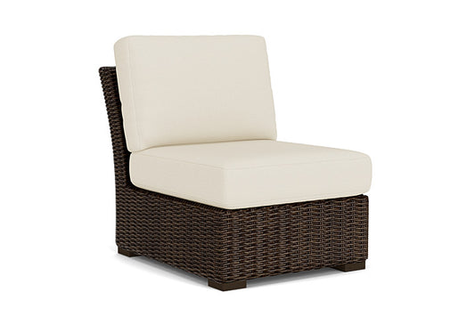 Lloyd Flanders - Mesa Armless Sectional In Pecan Finish With Sailcloth Sailor Fabric - 298053086434 view 1