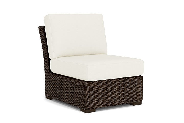 Lloyd Flanders - Mesa Armless Sectional In Pecan Finish With Sailcloth Salt Fabric - 298053086890 view 1