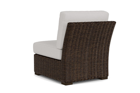 Lloyd Flanders - Mesa Armless Sectional In Pecan Finish With Sailcloth Seagull Fabric - 298053086W61 view 2