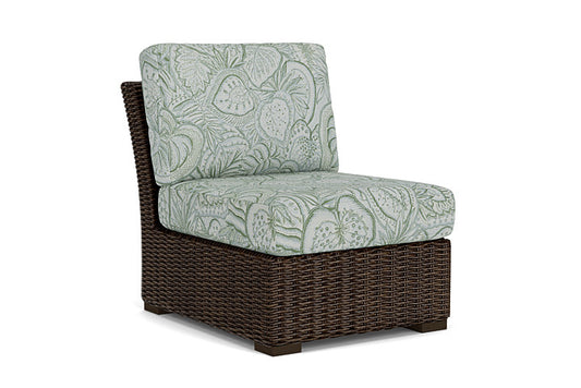Lloyd Flanders - Mesa Armless Sectional In Pecan Finish With Sensibility Spring Fabric - 2980530862081 view 1