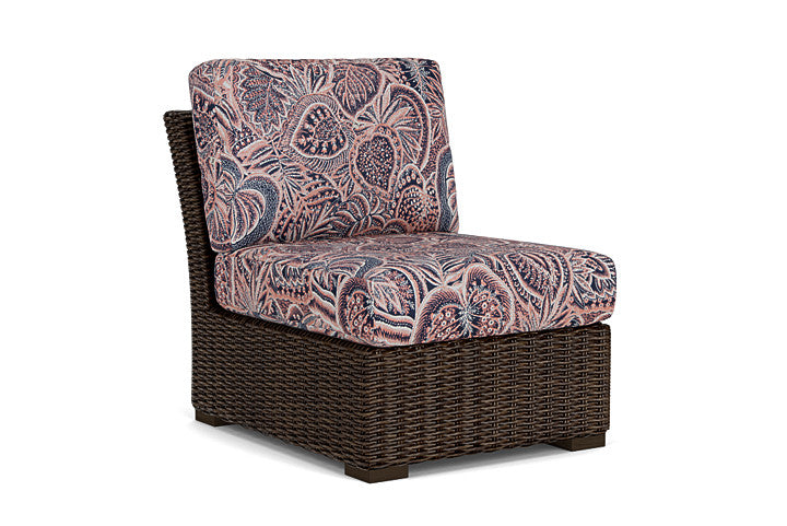 Lloyd Flanders - Mesa Armless Sectional In Pecan Finish With Sensiblity Splendor Fabric - 2980530862082 view 1