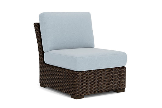 Lloyd Flanders - Mesa Armless Sectional In Pecan Finish With Unearth Dew Fabric - 2980530862084 view 1