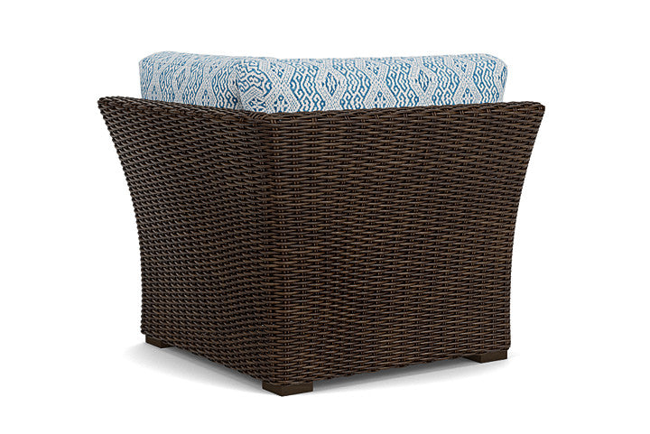 Lloyd Flanders - Mesa Corner Sectional In Pecan Finish With Aman Capri Fabric - 2980540861800 view 2