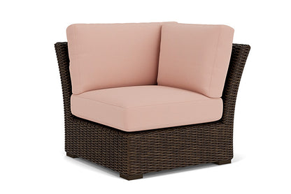 Lloyd Flanders - Mesa Corner Sectional In Pecan Finish With Azulu Clay Fabric - 2980540862033 view 1