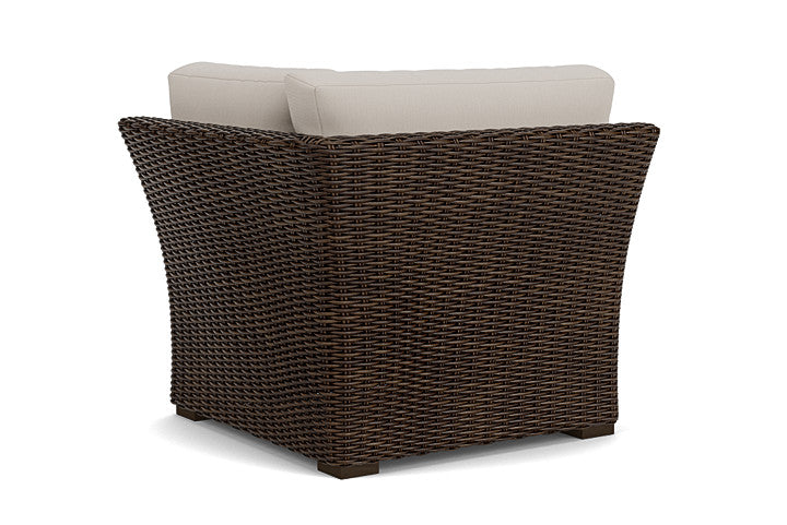 Lloyd Flanders - Mesa Corner Sectional In Pecan Finish With Azulu Twine Fabric - 2980540862034 view 2