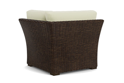 Lloyd Flanders - Mesa Corner Sectional In Pecan Finish With Bamboo Bay Meadow Fabric - 2980540862060 view 2