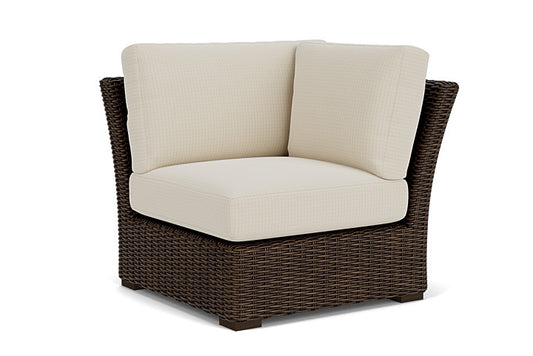 Lloyd Flanders - Mesa Corner Sectional In Pecan Finish With Beach Natural Fabric - 2980540862005 view 1