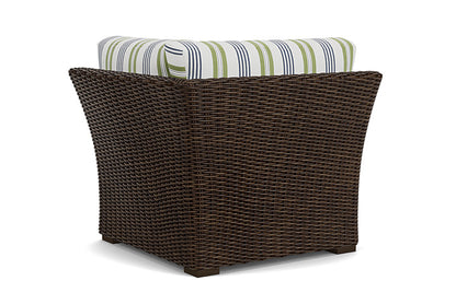 Lloyd Flanders - Mesa Corner Sectional In Pecan Finish With Berkely Hall Green Fabric - 2980540862062 view 2