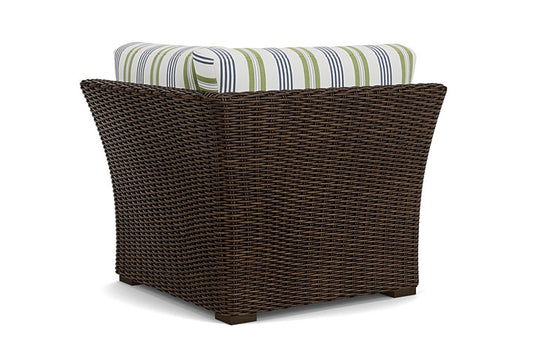 Lloyd Flanders - Mesa Corner Sectional In Pecan Finish With Berkely Hall Green Fabric - 2980540862062 view 2