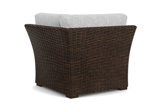 Lloyd Flanders - Mesa Corner Sectional In Pecan Finish With Burson Domino Fabric - 2980540862035 view 2