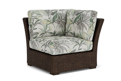 Lloyd Flanders - Mesa Corner Sectional In Pecan Finish With Calidora Mist Fabric - 298054086094 view 1