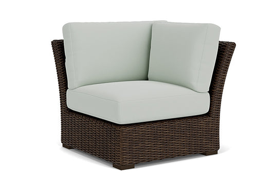 Lloyd Flanders - Mesa Corner Sectional In Pecan Finish With Callen Celadon Fabric - 2980540862024 view 1