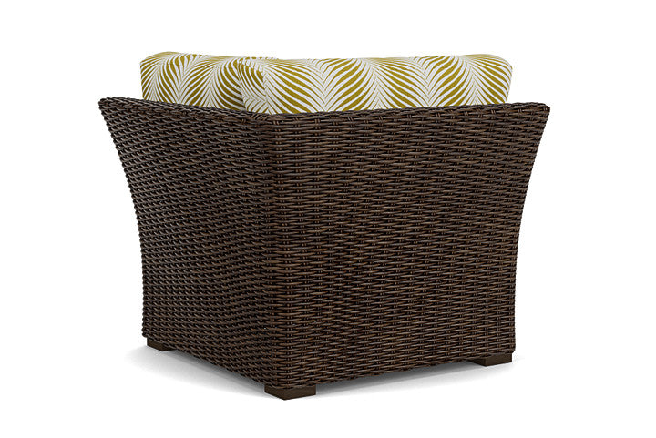 Lloyd Flanders - Mesa Corner Sectional In Pecan Finish With Clock Out Dew Fabric - 2980540862083 view 2