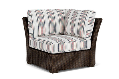 Lloyd Flanders - Mesa Corner Sectional In Pecan Finish With Deering Cadet Fabric - 2980540862047 view 1