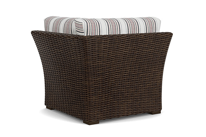 Lloyd Flanders - Mesa Corner Sectional In Pecan Finish With Deering Cadet Fabric - 2980540862047 view 2