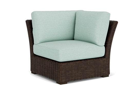 Lloyd Flanders - Mesa Corner Sectional In Pecan Finish With Demo Mist Fabric - 298054086066 view 1