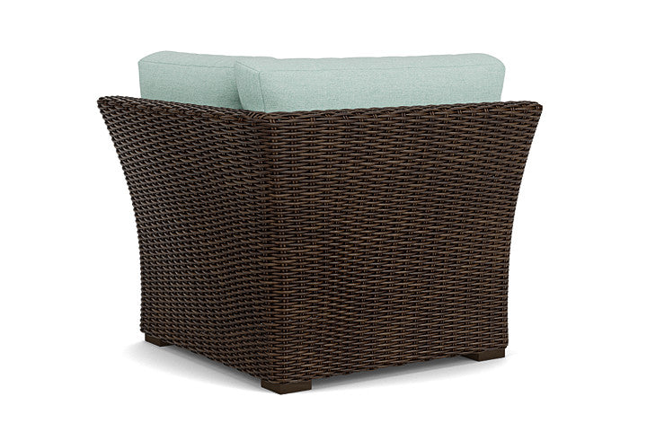 Lloyd Flanders - Mesa Corner Sectional In Pecan Finish With Demo Mist Fabric - 298054086066 view 2