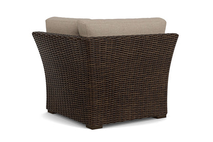 Lloyd Flanders - Mesa Corner Sectional In Pecan Finish With Demo Oatmeal Fabric - 298054086080 view 2