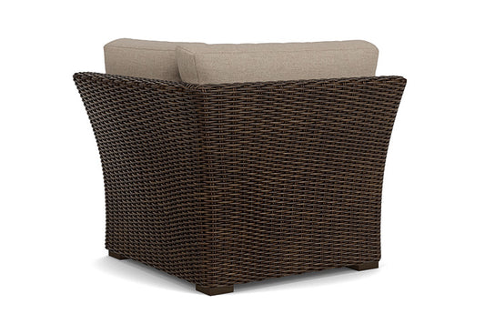 Lloyd Flanders - Mesa Corner Sectional In Pecan Finish With Demo Oatmeal Fabric - 298054086080 view 2