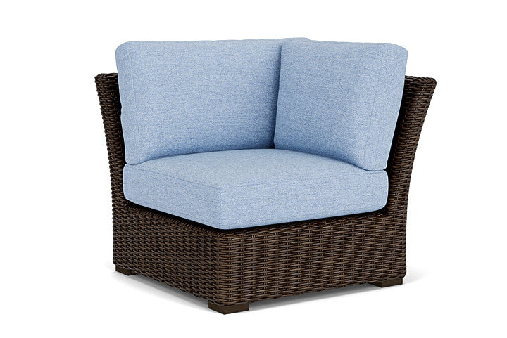 Lloyd Flanders - Mesa Corner Sectional In Pecan Finish With Demo Skyway Fabric - 298054086065 view 1