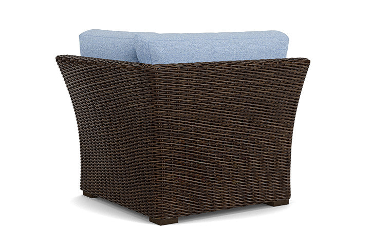 Lloyd Flanders - Mesa Corner Sectional In Pecan Finish With Demo Skyway Fabric - 298054086065 view 2