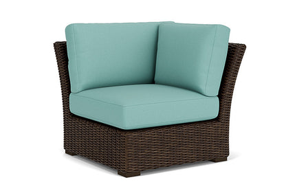 Lloyd Flanders - Mesa Corner Sectional In Pecan Finish With Fife Aruba Fabric - 298054086748 view 1